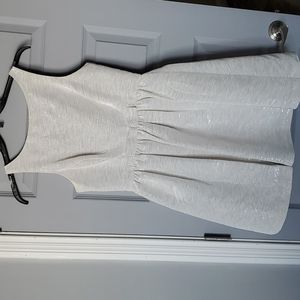 Dress, silver size 11. Cute bow on front.